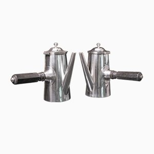 Vintage Silver Plate Coffee Pots from Mappin & Webb, 1940, Set of 2