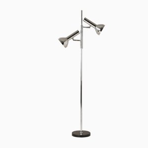 Factory Design Chrome Floor Lamp from Cosack Brothers, Germany, 1970s