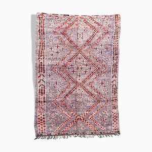 Vintage Moroccan Berber Boujaad Carpet