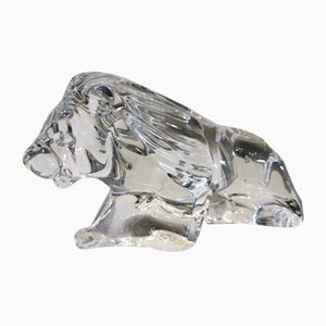 Crystal Lion from Baccarat, 1990s