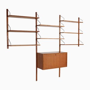 Vintage Danish Modular Wall Unit by Poul Cadovius for Royal Systemfor Cado, 1960s