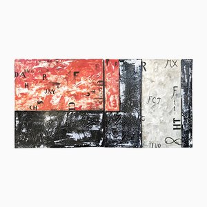 Diptychs, Acrylic & Resin on Canvas, Set of 2