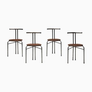 Industrial Architectural Dining Chairs, France, 1960s, Set of 4
