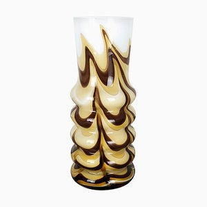 Vintage Pop Art Florence Vase aus Opalglas von Carlo Moretti, Italien, 1970er