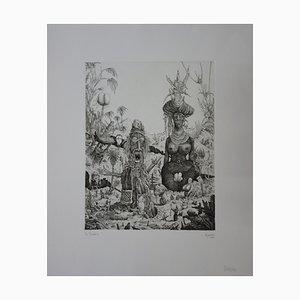 Miguel Fraley, Tentative, Original Etching