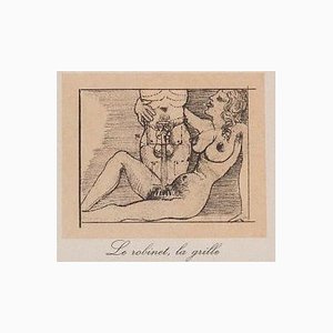 Salvador Dali, Erotic Metamorphosis XVII, Offset Print