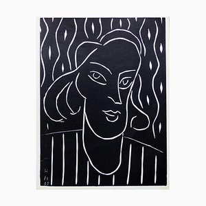 Henri Matisse, Teeny, 1959, Linograbado original