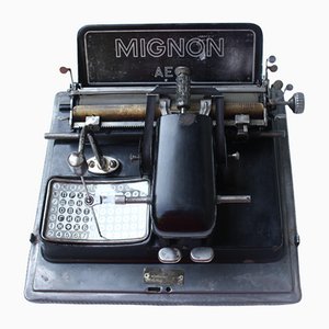 German Working Typewriter from Mignon AEG