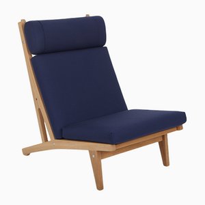 Oak Ge375 Lounge Chair by Hans J. Wegner for Getama, 1960s