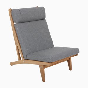 Oak Ge375 Lounge Chair by Hans J. Wegner for Getama, 1960s