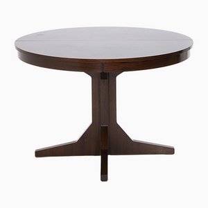 Tisch mit Ausziehbarer Runder Tischplatte, 1960er