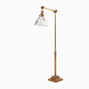 Floor Standing Brass Lamp from Dugdills