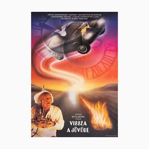 Back to the Future Original Vintage Movie Poster, Hungarian, 1987