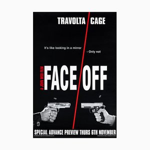 Face/Off Original Vintage Movie Poster, British, 1997