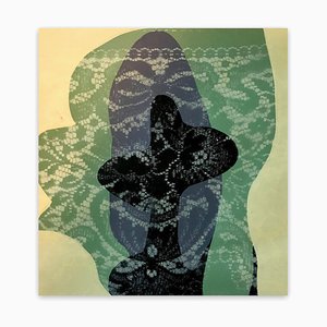 Marcy Rosenblat, Untitled 11, 2021, pigmento, medio de sílice y gouache sobre papel