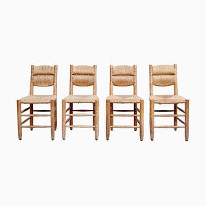 Stühle von Charlotte Perriand, 1950, 4er Set