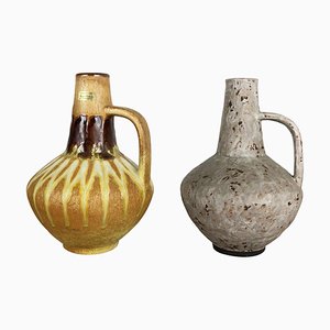 Ceramic Pottery Vases by Heinz Siery for Carstens Tönnieshof, Germany, 1970s, Set of 2