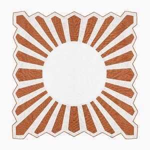 GERNIKA Tobacco Linen Placemat from Los Encajeros