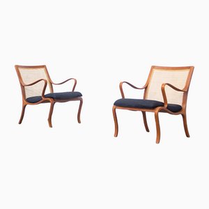 Lounge Chairs by Niels Roth for Dux, 1960s, Set of 2