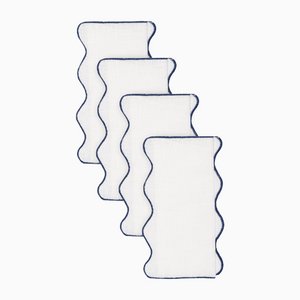 Olas Navy Cocktail Cocktail Servietten von Los Encajeros, 4er Set