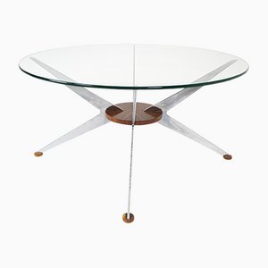 Star Table with Glass Top from Cor, Germany, 1970s