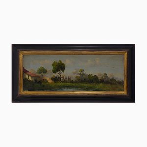 Tucci, Landscape, Oil on Canvas, Framed