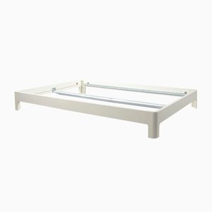 Weiß lackiertes Doppelbett von Magnus Eleäck für Ikea