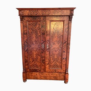 Heavy Antique Wood Living Room Cabinet