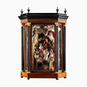 Cabinet with Neapolitan Nativity Scene