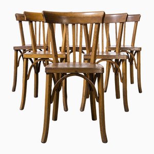 Luterma Saddle Back Bentwood Dining Chairs by Marcel Breuer, 1950s, Set of 6