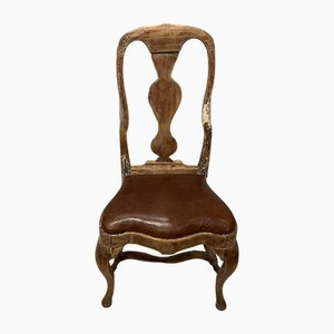 Late 18th Century Single High Back Swedish Chair