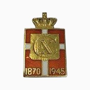 14 Kt Gold Congemark Royal Badge from Georg Jensen
