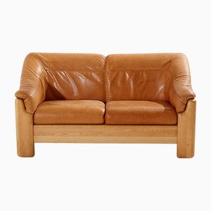 Two-Seater Leather Sofa for Silkeborg