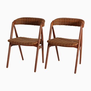 Model 205 Teak Dining Chair by Th. Harlev for Farstrup