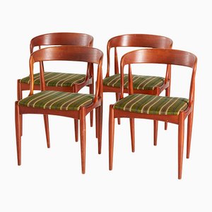 Teak Model 16 Dining Chairs by Johannes Andersen for Uldum, Set of 4
