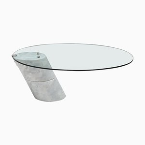 Postmodern Marble Coffee Table by Ronald Schmitt