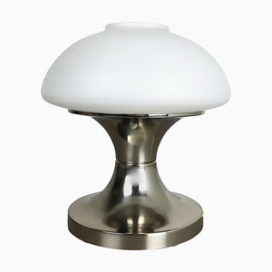 Original Modernist Mushroom Sputnik Table Light with Opal Shade, Italy, 1970s