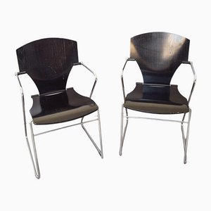 Chaises Inclinables Modernistes, Set de 2