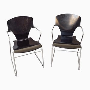 Modernist Reclining Chairs, Set of 2