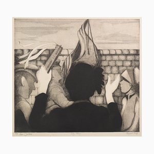 Margaret Sheaff, Sally Army, Etching on Paper, Framed