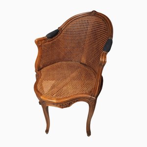 Louis XV Couillard Style Cane Desk Chair