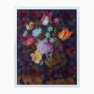 Panel decorativo con marco blanco Fancy Bouquet 2 de VGnewtrend, Italia