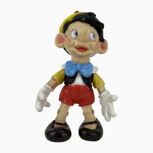 Jouet Pinocchio en Caoutchouc de Walt Disney, Italie, 1960s