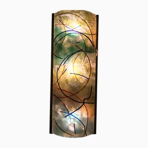 Single Scavo Murano Glass Panel Sconce from Cenedese