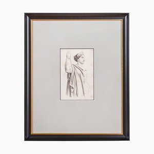 The Goddess Minerva, Lithograph, Framed