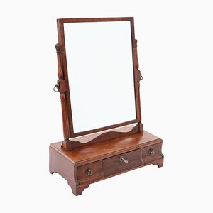 Antique Georgian Mahogany Dressing Table Swing Mirror, 1820s