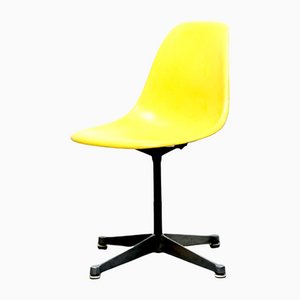Vintage Yellow Shell Chair in Fiberglass by Charles & Ray Eames for Herman Miller, 1960s
