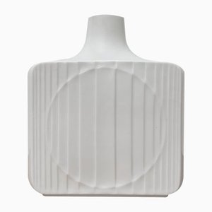 Jarrón alemán minimalista vintage de porcelana de Fürstenberg