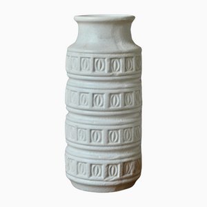 Minimalistische weiße Vase von Scheurich