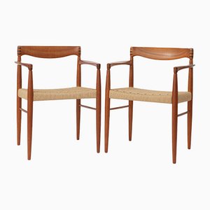 Danish Chairs by H.W. Klein for Bramin, 1960s, Set of 2